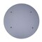 2 Silver 13" Round Mirror Glass Charger Plates with Crystal Rim Wedding Supplies